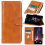 Mobigear Classy POCO F4 Wallet case - Cognac