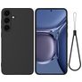 Mobigear Rubber Touch Samsung Galaxy S25 FE Silicone Capa traseira - Preto
