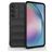 Mobigear Bumpy Samsung Galaxy A55 TPU flexível Capa traseira - Preto