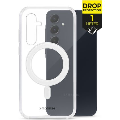 Mobilize Naked Protection Trasparente Samsung Galaxy A55 MagSafe Hardcase Back cover Antiurto - Trasparente