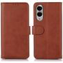 Mobigear Wallet Samsung Galaxy S25 Edge Lompakkokotelo + Setelitasku - Ruskea