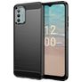 Mobigear Brushed Slim Nokia G42 TPU flexible Carcasa - Negro