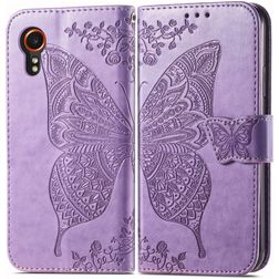 Mobigear Butterfly Samsung Galaxy Xcover 7 Wallet case - Purple