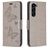 Mobigear Butterfly Samsung Galaxy S24 Plus Etui z klapką typu portfel - Szary