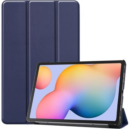 Mobigear Tri-Fold Samsung Galaxy Tab S6 Lite Pungetui - Mørkeblå