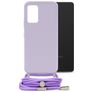 Mobilize Lanyard Gelly Samsung Galaxy A53 Elastyczne TPU Etui ze smyczą - Pastel Purple