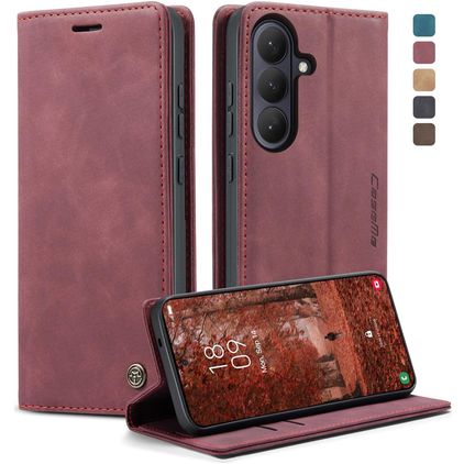 CaseMe 013 Samsung Galaxy S26 Plus Cover a libro portafoglio - Rosso