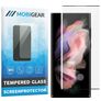 Mobigear Curved Samsung Galaxy S23 Ultra Glas Skærmbeskytter - Case Friendly - Sort