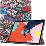 Mobigear Tri-Fold iPad Air 4 (2020) Wallet case - Graffiti