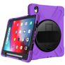 Mobigear SureGrip XGuard iPad Air 11 tum (2025) Fodral Hårdplast / Silikon Skal + Pennhållare + Axelrem + Ställ - Lila