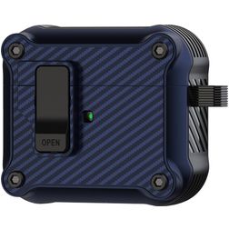 Mobigear Racing Clip Apple AirPods Pro 1 Hard Case - Blue