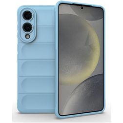 Mobigear Bumpy Samsung Galaxy S25 Edge Flexibel TPU Skal - Blå