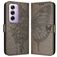 Mobigear Butterfly OPPO Reno 12 Pro Wallet case - Grey