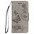 Mobigear Butterfly iPhone X Etui z klapką typu portfel - Szary