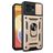 Mobigear Armor Ring Cam Slide Motorola Edge 40 Pro Hard Case Back cover Shockproof with Ring Holder and Camera Slider - Gold