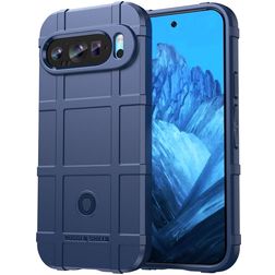 Mobigear Rugged Shield Google Pixel 9 Flexibel TPU Skal Stötsäkert - Blå