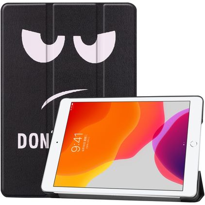 Mobigear Tri-Fold iPad 7 (2019) Capa livro - Do Not Touch