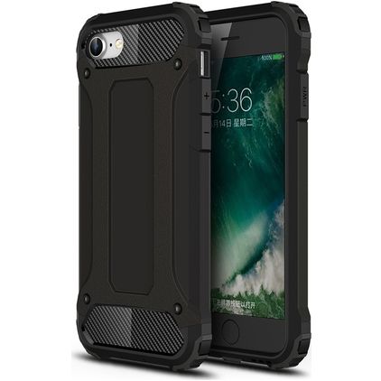 Mobigear Outdoor iPhone SE (2020) Fodral Hårdplast Skal Stötsäkert - Svart