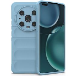 Mobigear Bumpy HONOR Magic 4 Pro TPU flessibile Back cover - Blu