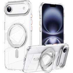 Mobigear Frosted Mag iPhone Air MagSafe Hard Case Back cover with Stand - Silver