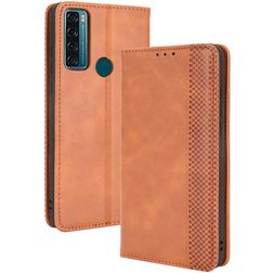 Mobigear Sensation TCL 20 SE Wallet case - Brown