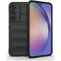 Mobigear Bumpy Samsung Galaxy A35 Flexibel TPU Skal - Svart