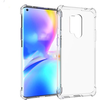 Mobigear Cushion Transparente OnePlus 8 Pro TPU flexível Capa traseira Antichoque - Transparente