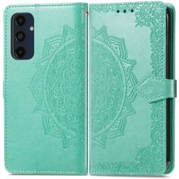 Mobigear Mandala Samsung Galaxy A16 Cover a libro portafoglio - Verde