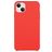 Mobigear Rubber Touch iPhone 15 Silicone Back cover - Rosso