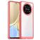 Mobigear Crystal HONOR Magic 4 Lite Hard Case Back cover - Clear / Red