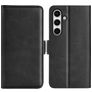 Mobigear Slim Magnet Samsung Galaxy S24 FE Pungetui med Seddelrum - Sort