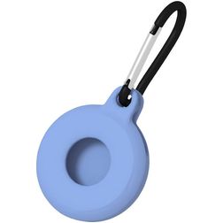Mobigear Circle Key Funda TPU flexible Llavero para Apple AirTag - Denim Blue