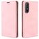 Mobigear Retro Slim OPPO Reno 3 Pro Pungetui med Seddelrum - Lyserød