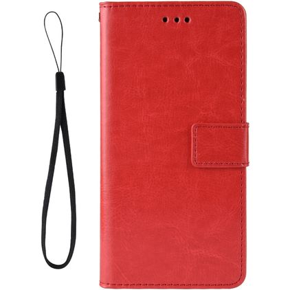 Mobigear Wallet Xiaomi Redmi Note 7 Plånboksfodral med sedelfack - Röd