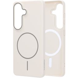 Mobiparts Slim Line Samsung Galaxy S26 MagSafe Funda Plástico rígido Carcasa - Off White