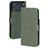 Mobiparts Classic Wallet iPhone 17 Pro Max MagSafe Funda tipo libro - Stone Green