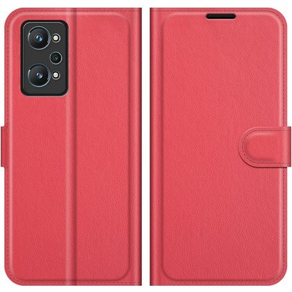 Mobigear Classic Realme GT Neo 3T Funda tipo libro Cartera - Rojo