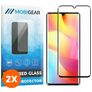 Mobigear Premium Xiaomi Mi Note 10 Lite Vidro temperado Película de ecrã - Compatível com capas - Preto (Pack de 2)