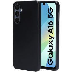 Mobiparts Classic Samsung Galaxy A16 Fleksibel TPU Bagsidecover - Sort