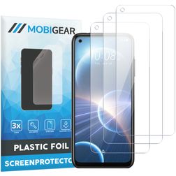 Mobigear HTC Desire 22 Pro Screen Protector Film - Case Friendly (3-Pack)