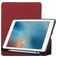 Mobigear Tri-Fold Gel iPad Pro 10,5 cala (2017) TPU / Skóra ekologiczna Etui z klapką + Uchwyt na rysik - Bordowy
