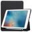 Mobigear Tri-Fold Gel iPad Pro 10,5 pollici (2017) TPU / Poliuretano (PU) Cover a libro + Portapenna - Nero