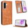 Mobigear Sensation Samsung Galaxy A56 Funda tipo libro Cartera - Marrón