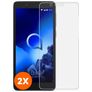 Mobigear Alcatel 1C (2019) Vidro temperado Película de ecrã - Compatível com capas (Pack de 2)