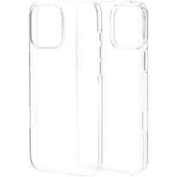 Mobiparts Classic Transparente iPhone 16 Pro Max TPU flexível Capa traseira - Transparente