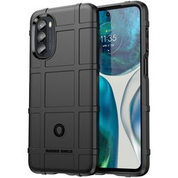 Mobigear Rugged Shield Motorola Moto G82 TPU flexible Carcasa Antigolpes - Negro