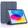 Mobigear Tri-Fold Gel iPad 11 (2025) TPU / Kunstlæder Pungetui - Mørkeblå