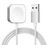 Mobigear USB-A Magnetic Charger Apple Watch 1 m 3W 0.6A - Silver