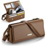 CaseMe ME30 Crossbody Bolsa para telemóvel - Large - Castanho