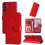 Mobigear Sunflower Samsung Galaxy A14 Plånboksfodral med sedelfack - Röd